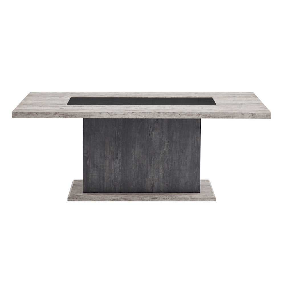 D8030 Dining Table With Storage Drawers And Storage Door