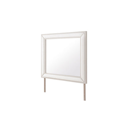 Clara Beige Upholstered Mirror