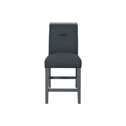 Monaco Dark Grey Bar Table And 6 Monaco Dark Grey Bar Stools