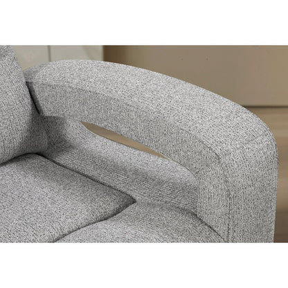 U6611 Grey 15 Power Recliner With Led