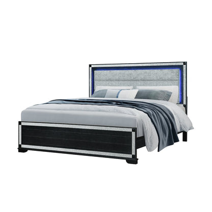 Soleil Charcoal King Bed