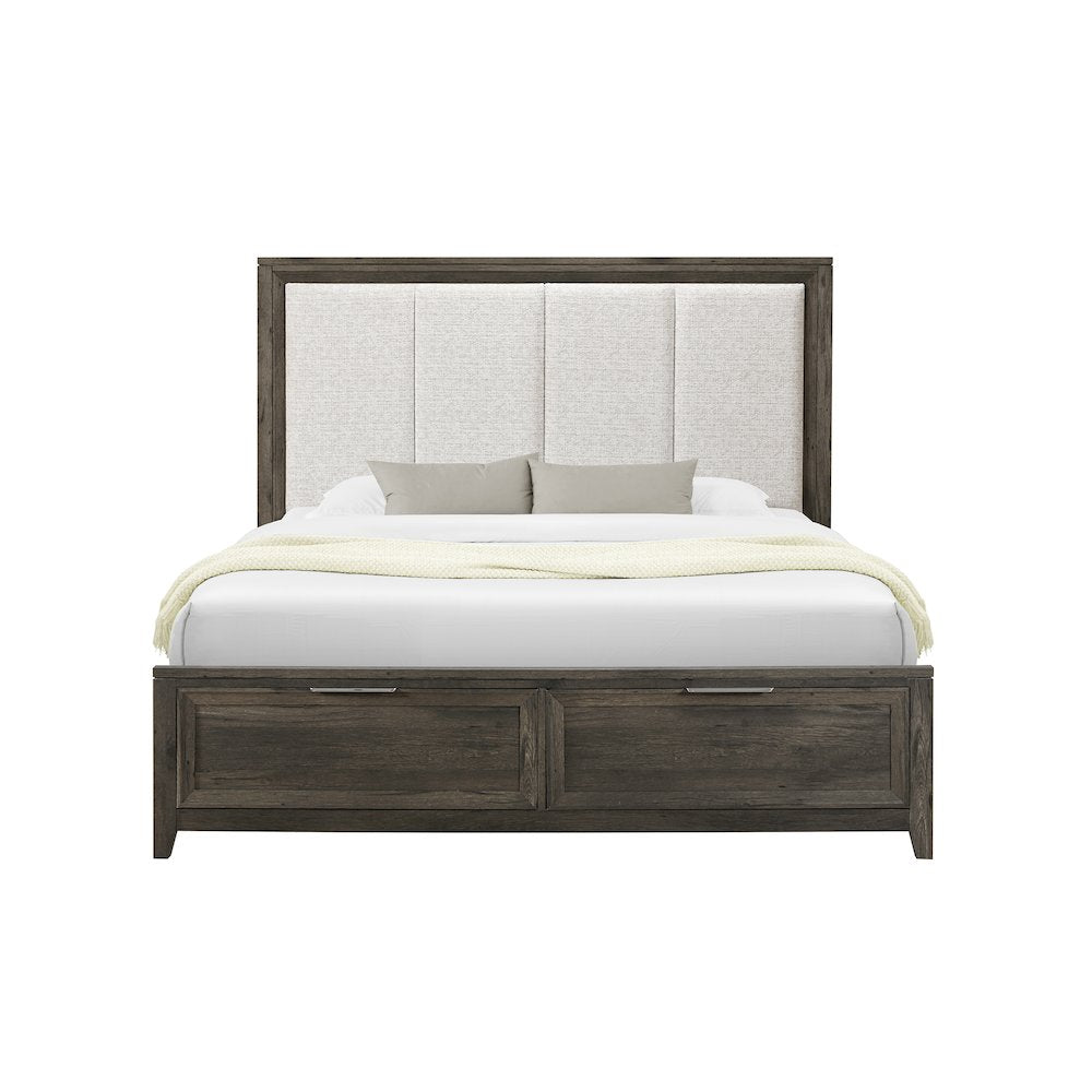 Mariah Dark Brown King Bed