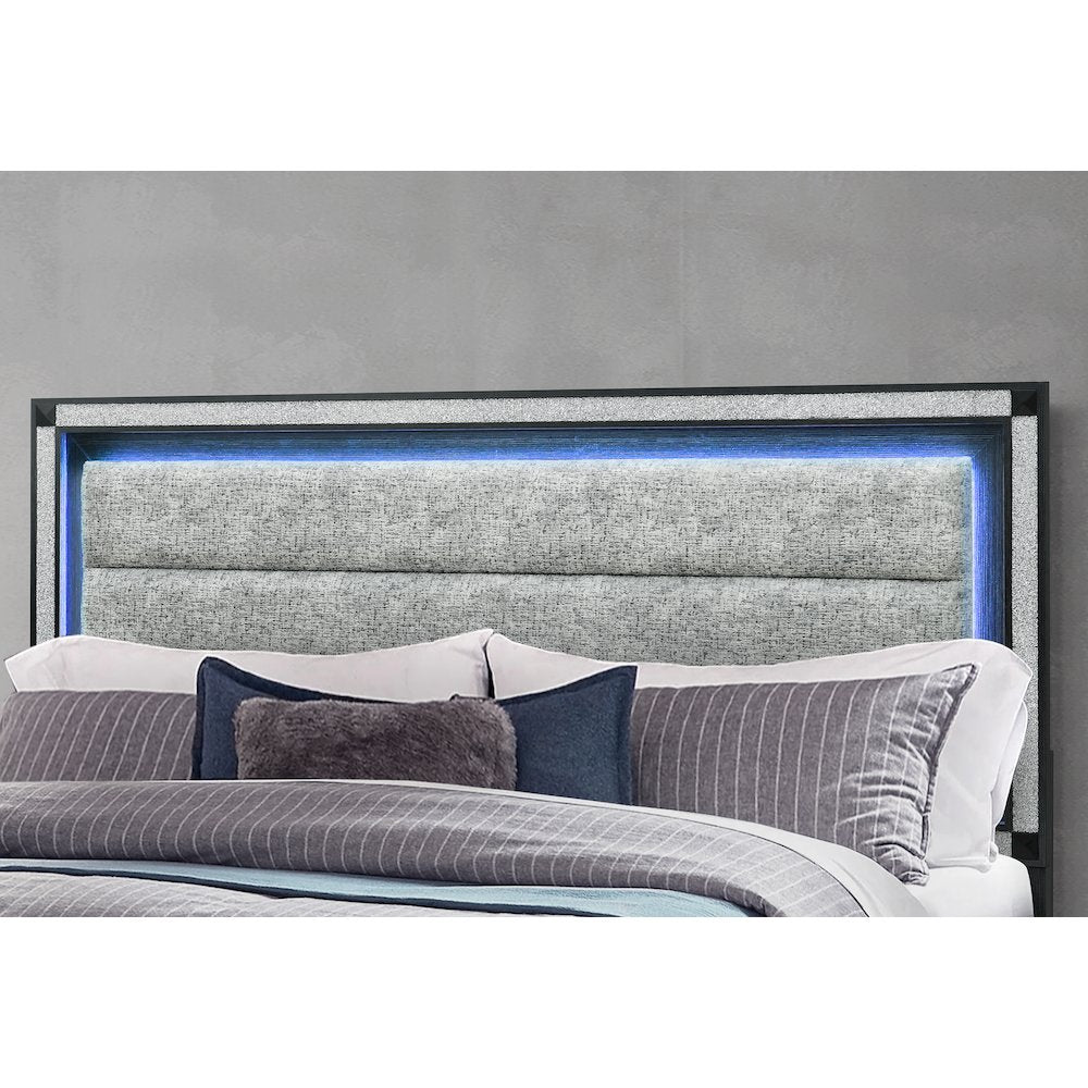 Soleil Charcoal King Bed
