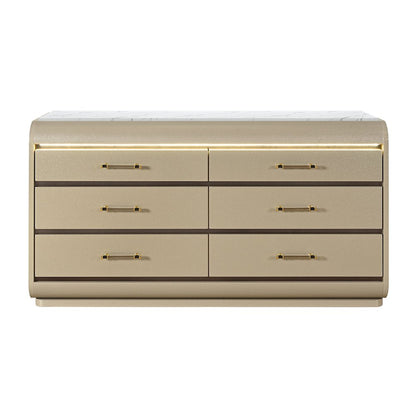 Genesis Gold Dresser With Led