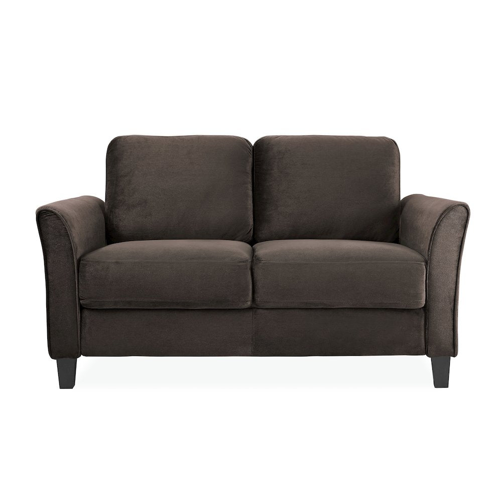 Westin Loveseat Curved Arm Coffee