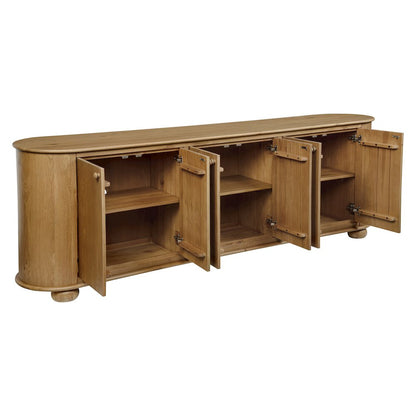Astrid 6-Door Sideboard in Natural