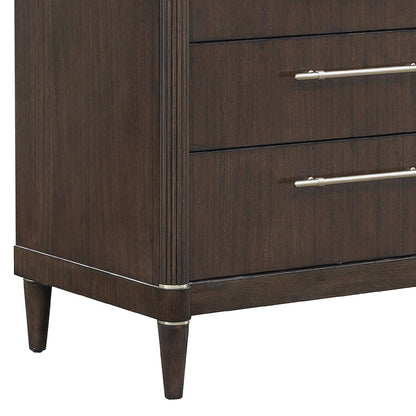 Asher Park 8 Drawer Dresser, Piano Brown Finish