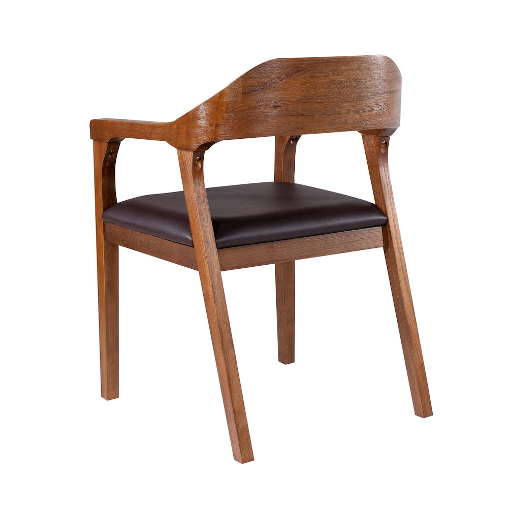 Rasmus Dining Arm Chair - Chestnut Wire-Brush Finish
