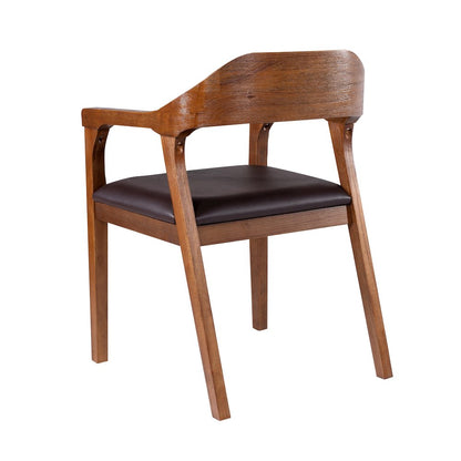 Rasmus Dining Arm Chair - Chestnut Wire-Brush Finish