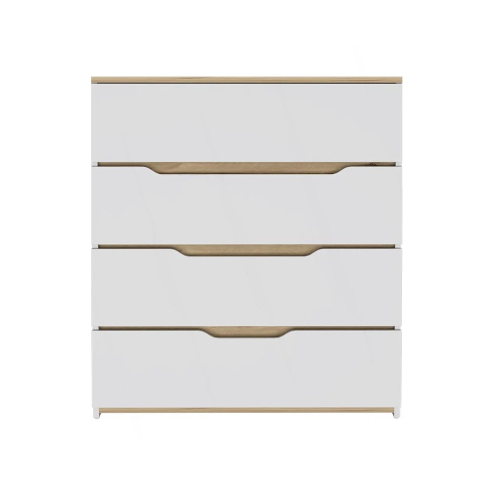 Zoe Dresser White / Light Oak MDF