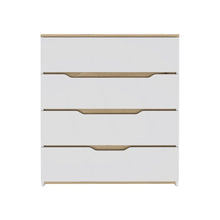 Zoe Dresser White / Light Oak MDF