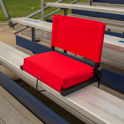 Stadium Chairs for Bleachers with Back Suppor
