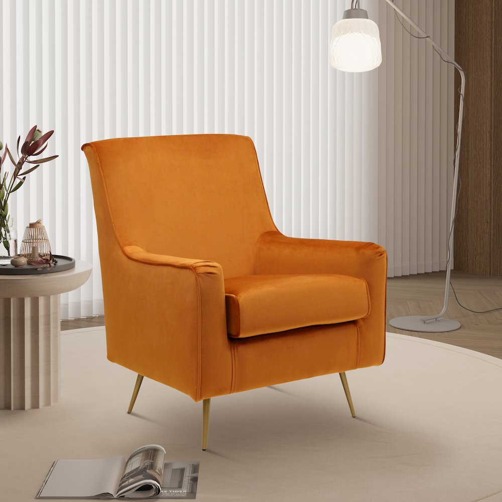 Lana Mid Century Arm Chair - Chantel Harvest