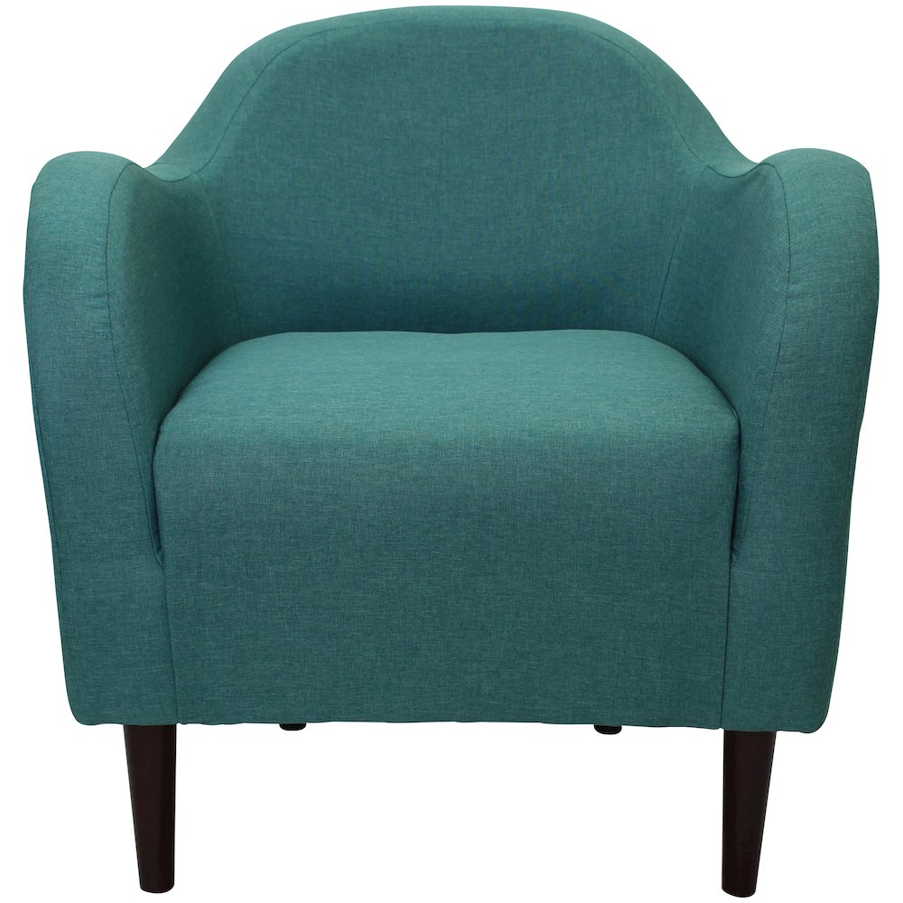 Julian Mid Century Arm Chair - Caribbean Blue