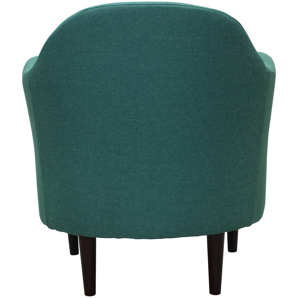 Julian Mid Century Arm Chair - Caribbean Blue