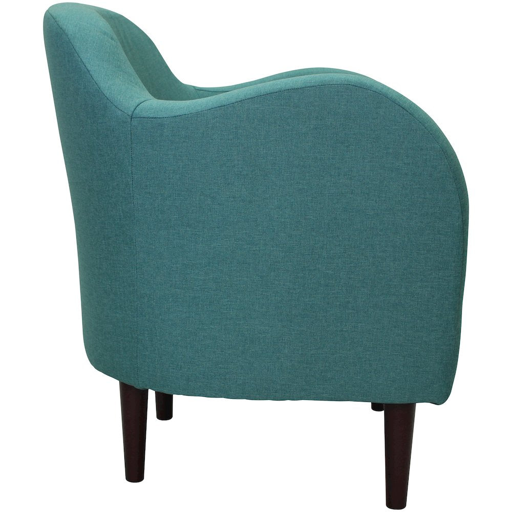Julian Mid Century Arm Chair - Caribbean Blue