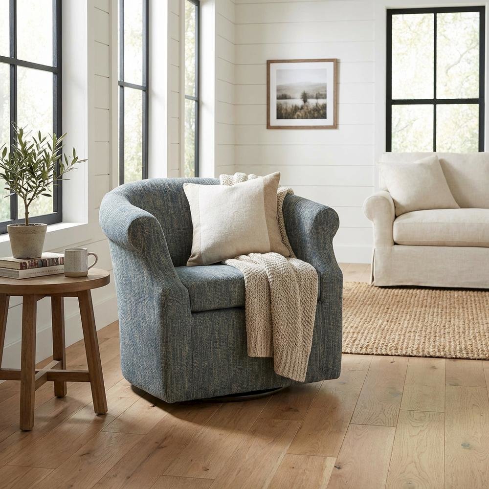 Nikole Swivel Chair  - Hampden Navy