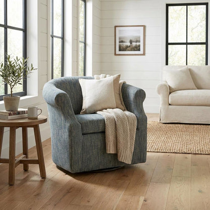Nikole Swivel Chair  - Hampden Navy