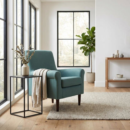 Ellis Rolled Arm Lounge Chair - Depalma