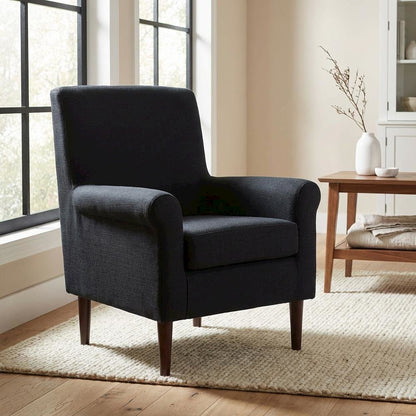 Ellis Rolled Arm Lounge Chair