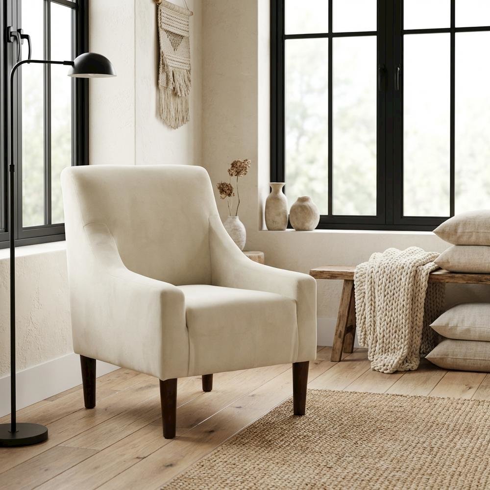 Shea Lounge Chair - Bella Bone
