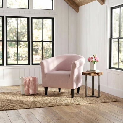 Savannah Club Chair - Microfiber Rose Pink