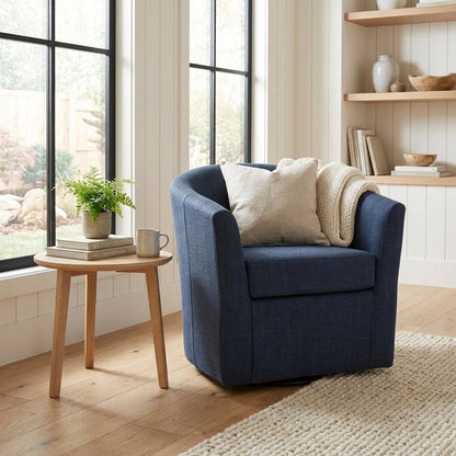 Windsor Swivel Chair  - Blake Ink