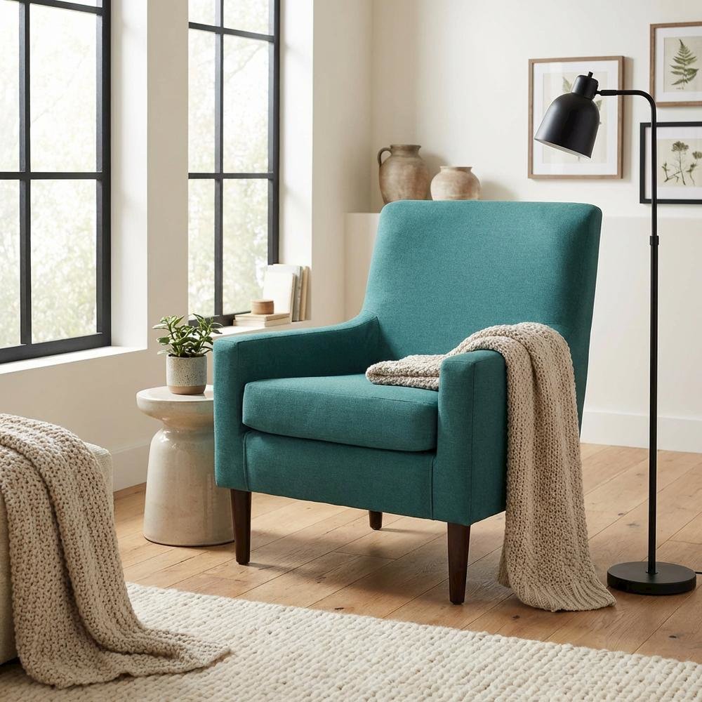 Emma Arm Chair - Caribbean Teal