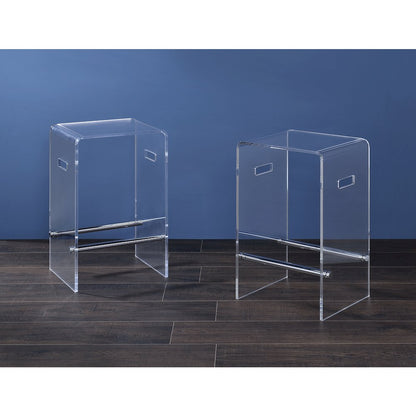 Nesting Barstools in Chrome - Set of 2