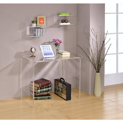 Clear Lucite Acrylic Student Desk Writing Study Table