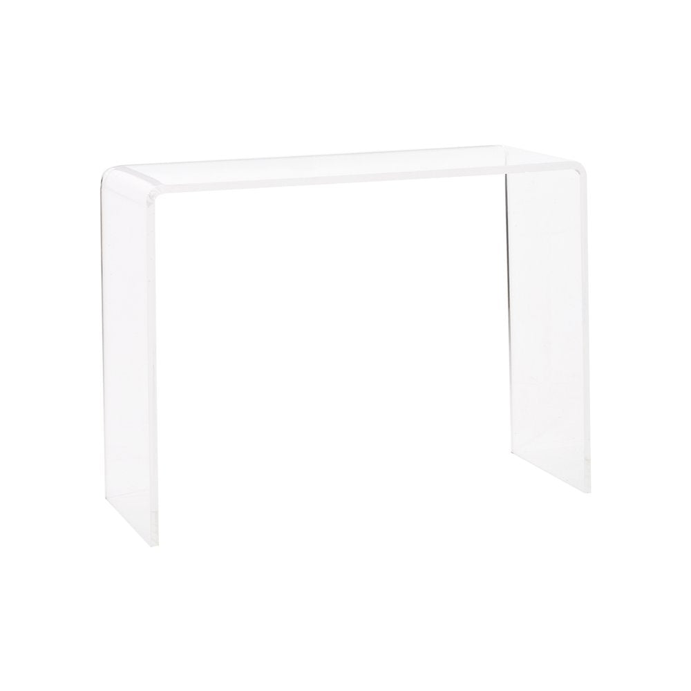 Clear Lucite Acrylic Slim Console Table 15-Inch Wide