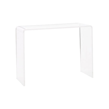 Clear Lucite Acrylic Slim Console Table 15-Inch Wide