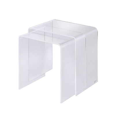 Acrylic Nesting Tables - Set of 2