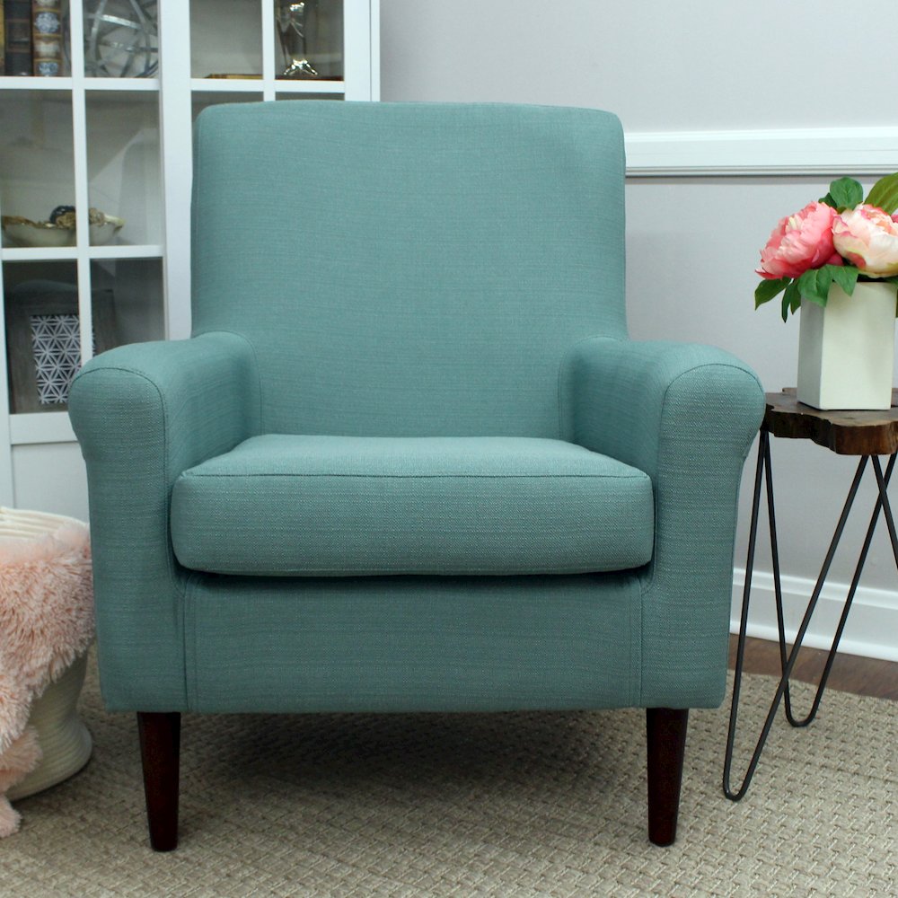 Ellis Rolled Arm Lounge Chair - Depalma