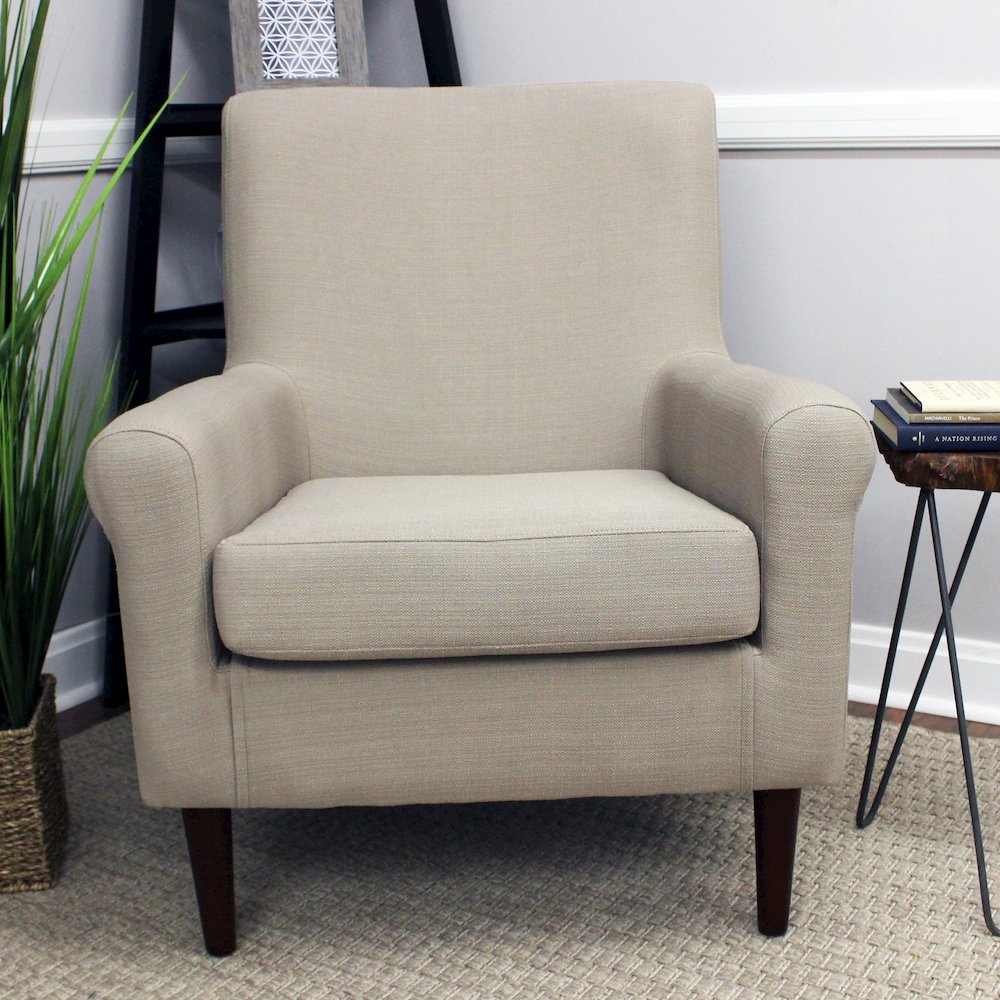 Ellis Rolled Arm Lounge Chair