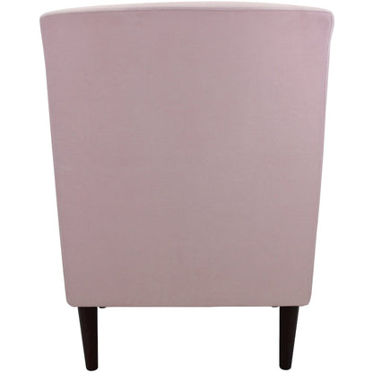 Ellis Rolled Arm Lounge Chair - Pink