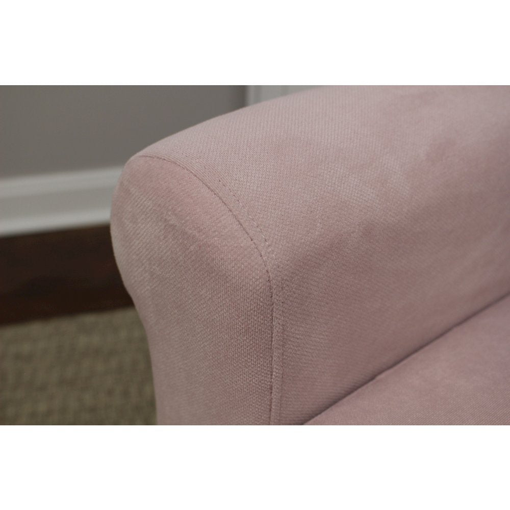Ellis Rolled Arm Lounge Chair - Pink