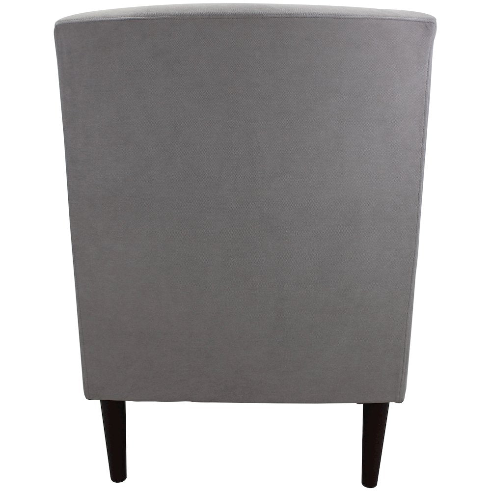 Ellis Rolled Arm Lounge Chair - Gray