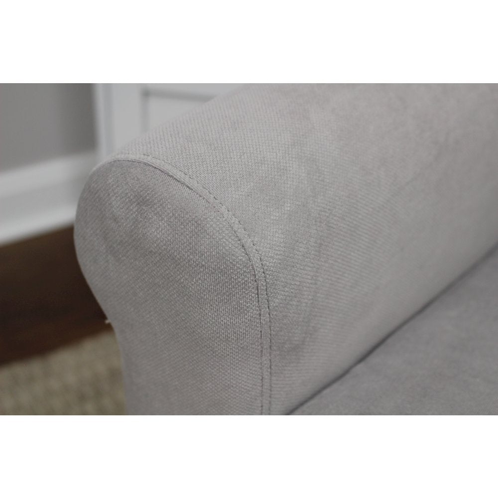 Ellis Rolled Arm Lounge Chair - Gray