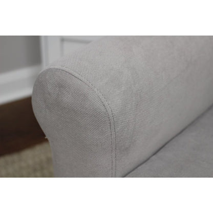 Ellis Rolled Arm Lounge Chair - Gray