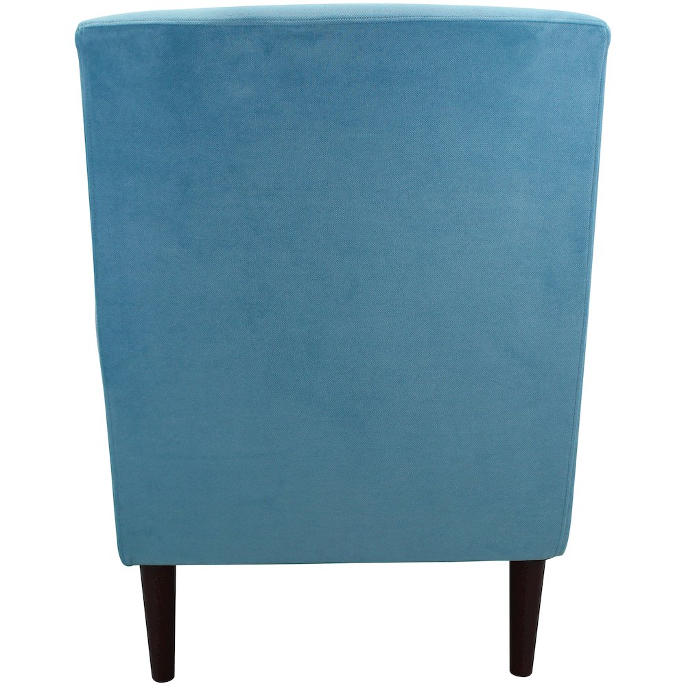 Ellis Rolled Arm Lounge Chair - Teal