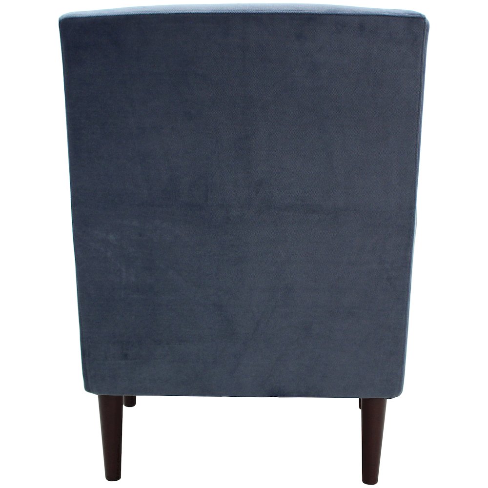 Ellis Rolled Arm Lounge Chair - Blue