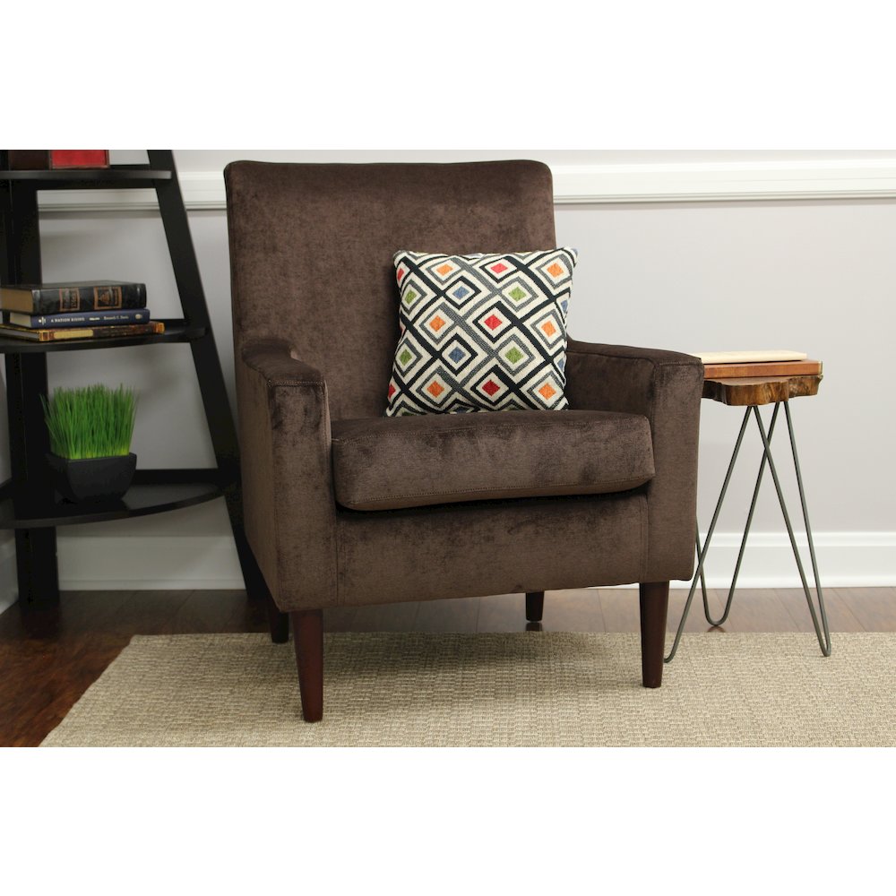 Emma Lounge Chair - Godiva Brown