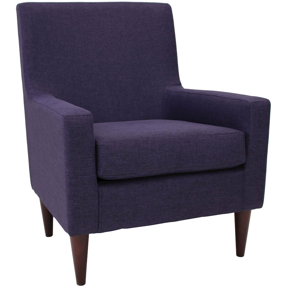 Emma Arm Chair - Eggplant