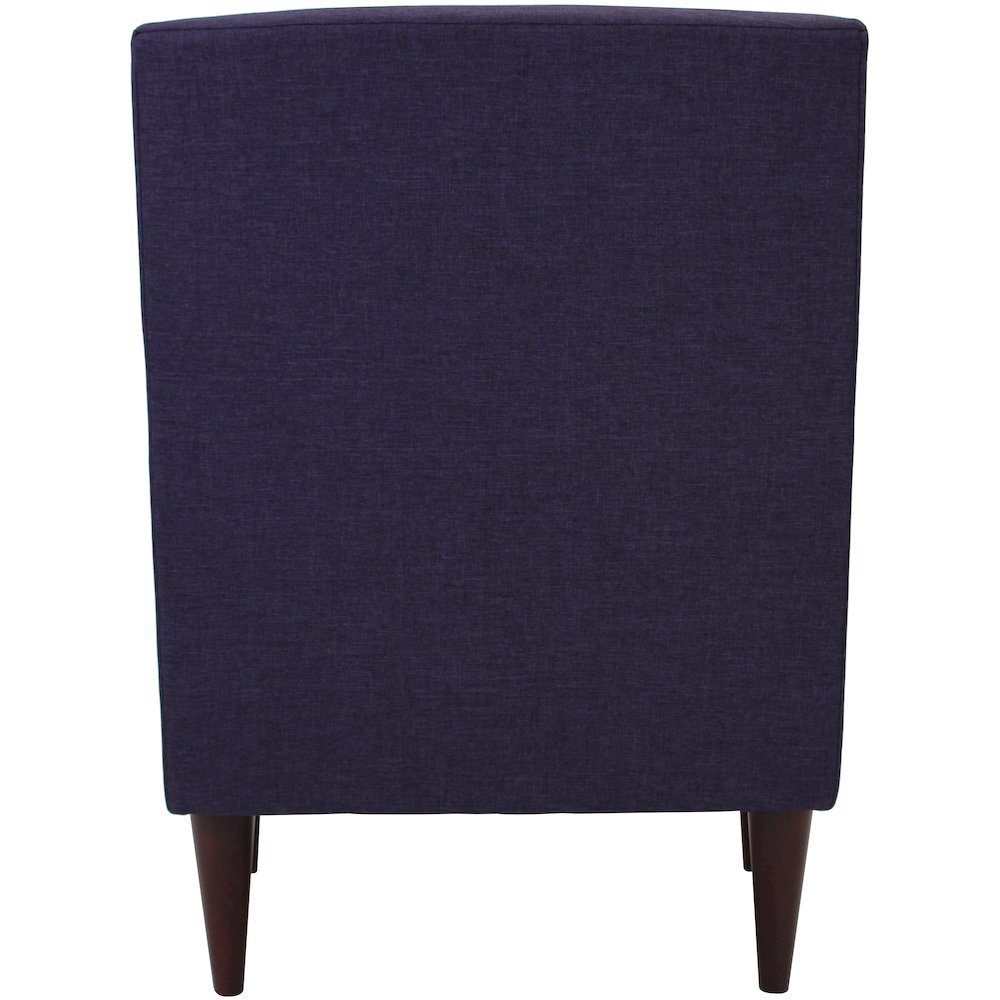 Emma Arm Chair - Eggplant