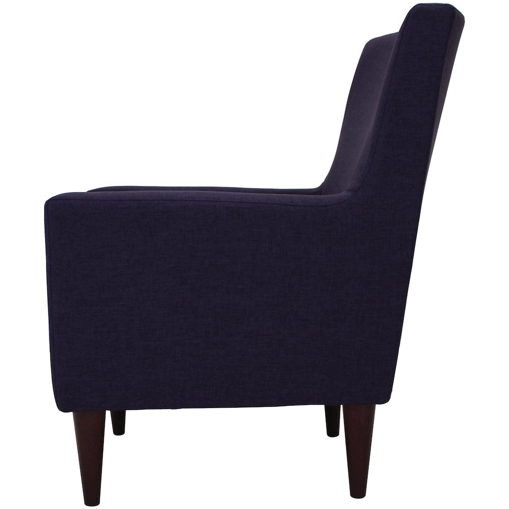 Emma Arm Chair - Eggplant