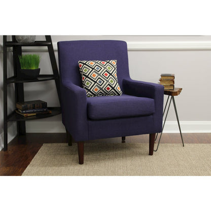 Emma Arm Chair - Eggplant
