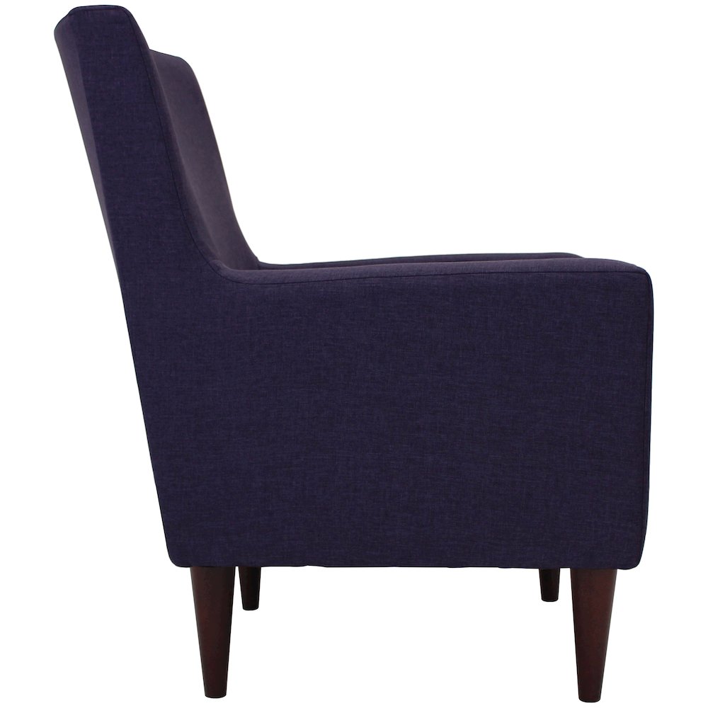 Emma Arm Chair - Eggplant