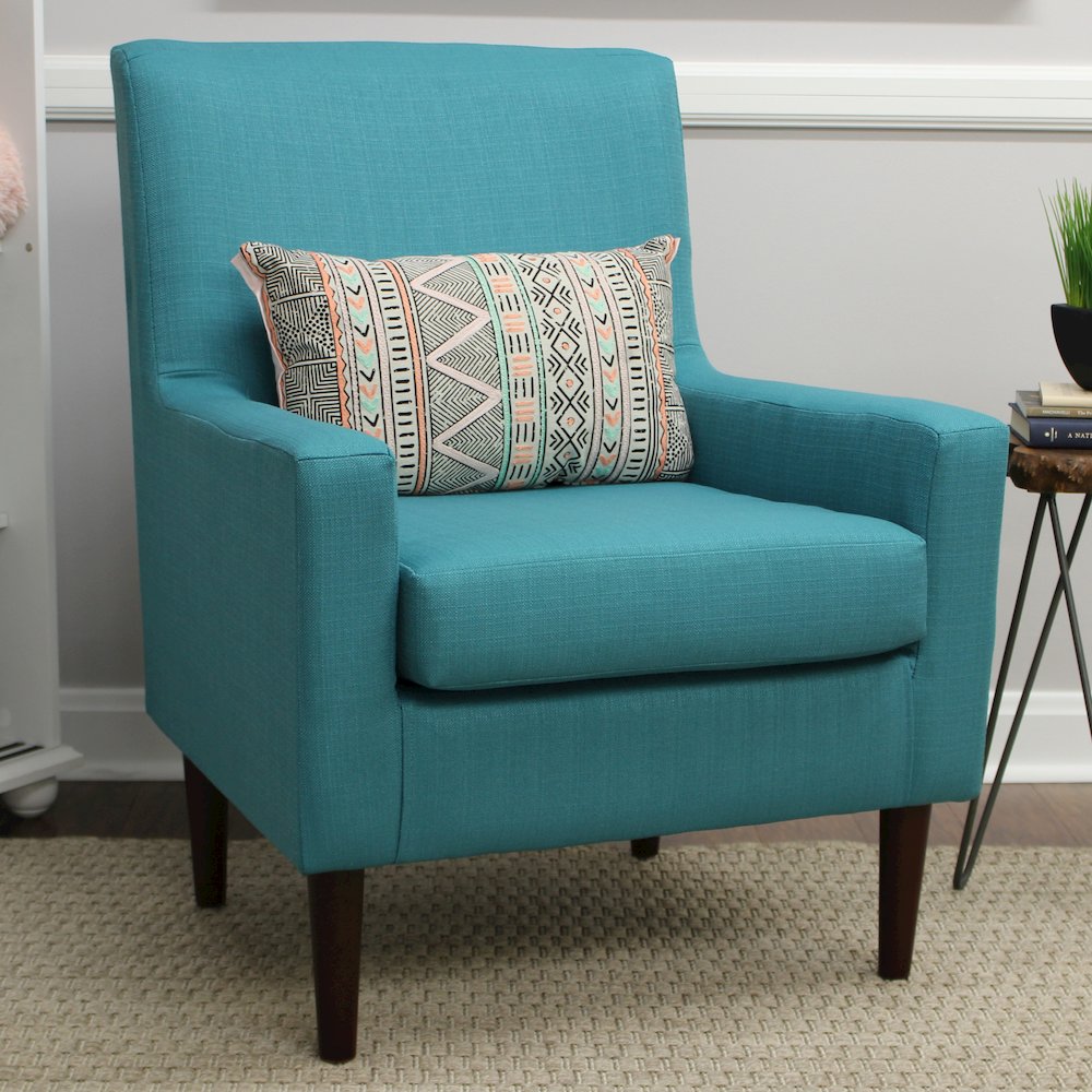 Emma Lounge Chair - Teal Blue