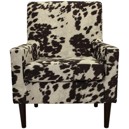 Emma Arm Chair - Cowhide Brown